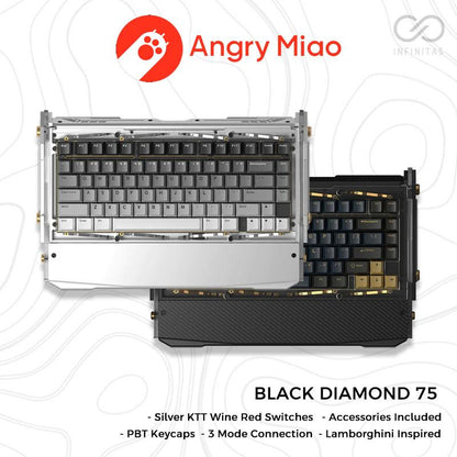 Angry Miao / Dry Studio Black Diamond 75 Wireless Mechanical Keyboard