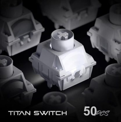 Unionwell Moon Rock HE Hall Effect Keyboard PCB Mount Magnetic Switch (Linear) by Titan Nation