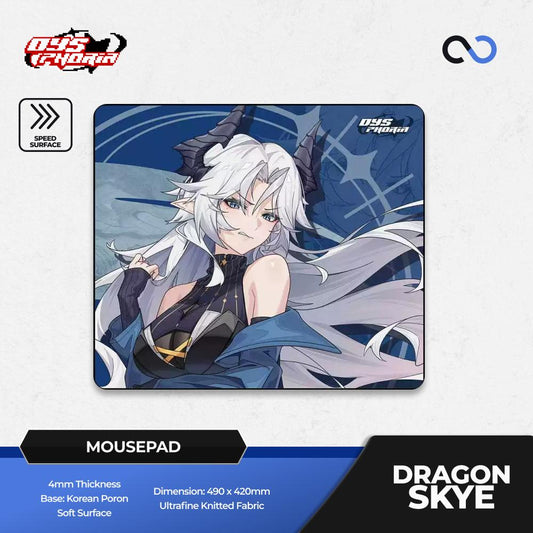 Dysphoria Dragon Skye Poron Base Gaming Mousepad (Speed)