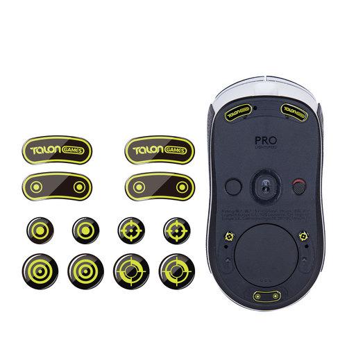 TALONGAMES Glass ULTRA Dots Variety Universal AGC Japanese Glass Mouse Feet / Glass Skate (Speed)