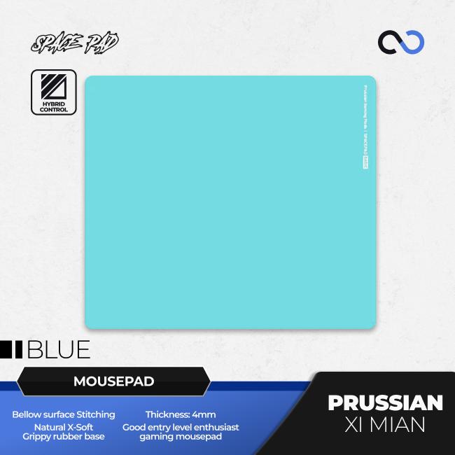 Spacepad Prussian V2 Xi Mian Rubber Base Gaming Mousepad (Hybrid-Control)