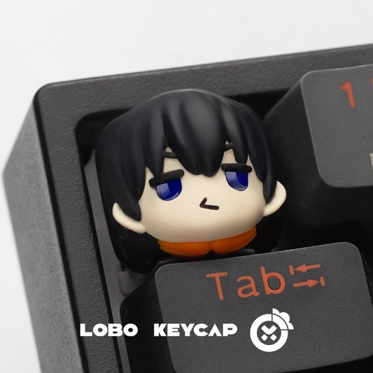 Lobo Tobio Kageyama Haikyu!! Anime Theme Artisan Keycaps Resin Keycap