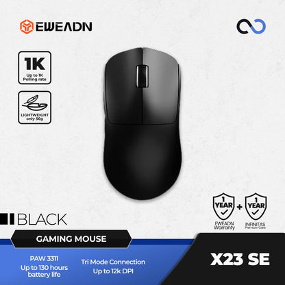 EWEADN X23 SE Wireless Light Weight Ambidextrous Gaming Mouse