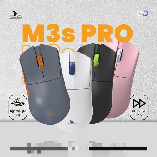Darmoshark M3s Pro 4k Varun Wireless Ultra Light Ambi Gaming Mouse