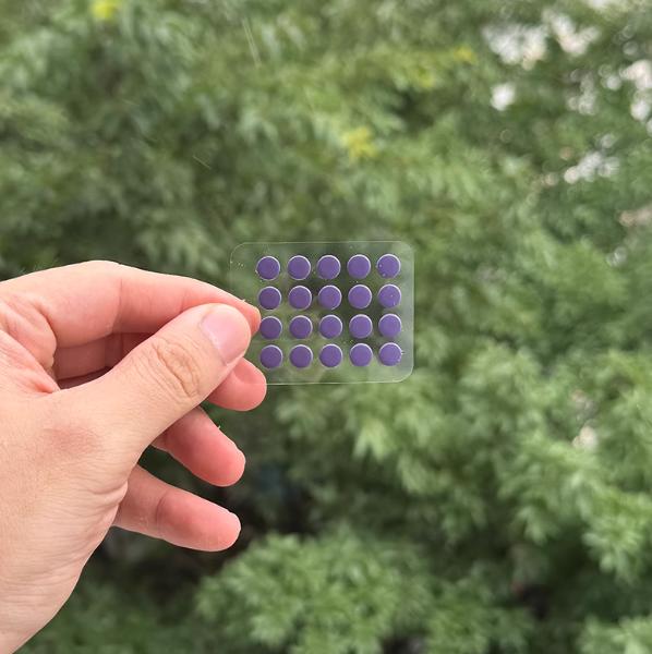 Meow Gaming Gear Ultraglide Purple Dots Universal Silent Mouse Feet / Mouse Skate PTFE (Hybrid-Control)