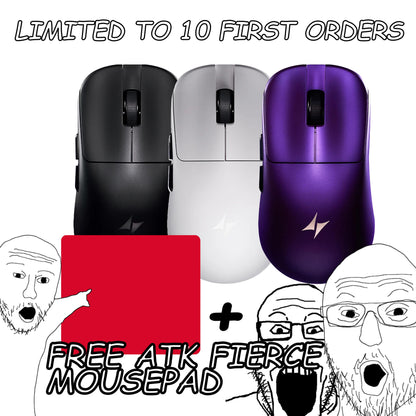 [FREE MOUSEPAD] ATK Duckbill Ultra 8K Wireless Light Weight PAW3950 ULTRA Gaming Mouse