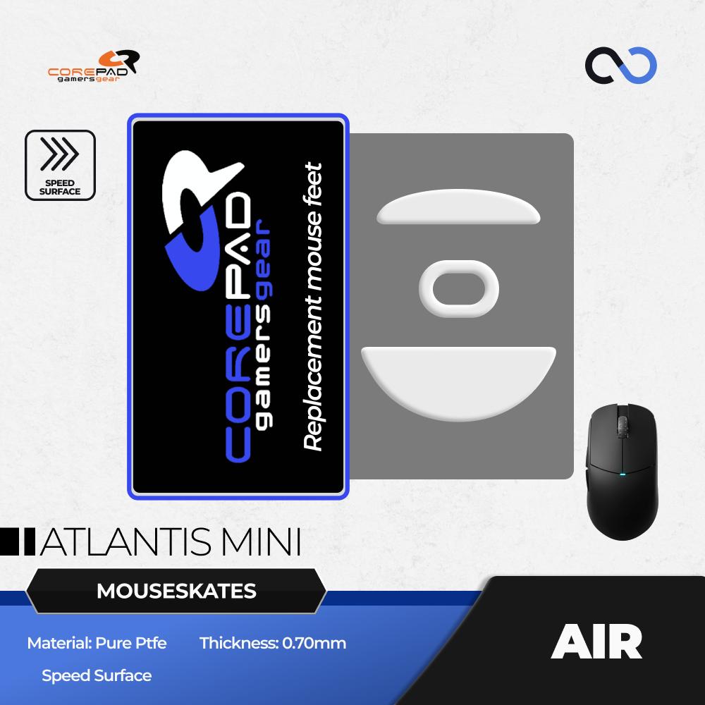 Corepad AIR Lamzu Atlantis Mini PTFE Mouse Feet / Mouse Skate for Cloth Mouse pad (Speed)