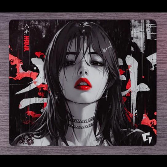 GLSSWRKS HANA Glass Gaming Mousepad Kaca (Hybrid-Control)