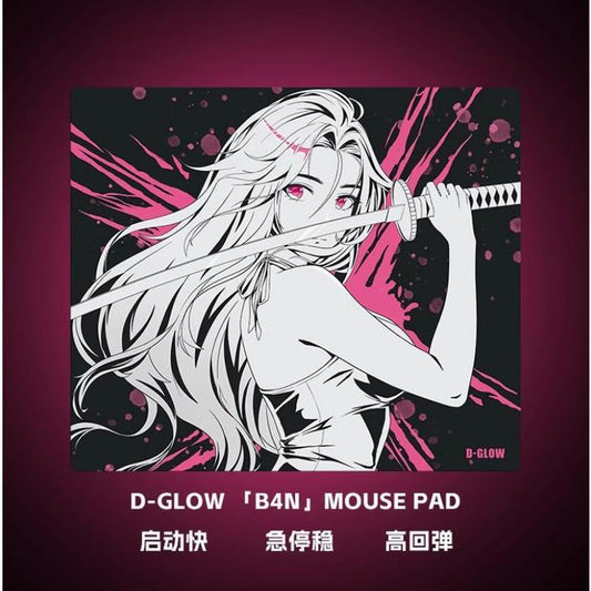D-Glow B4N Poron Base Soft Gaming Mousepad (Control)