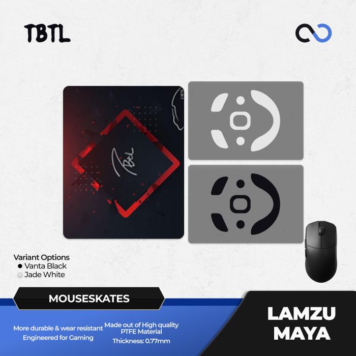 TBTL Lamzu Maya Mouse Feet / Mouse Skate PTFE for Cloth Mouse pad