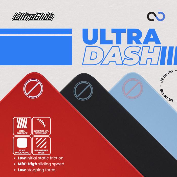 Meow Gaming Gear Ultraglide ULTRADASH (UD) Poron base Gaming Mousepad (Hybrid-Speed)