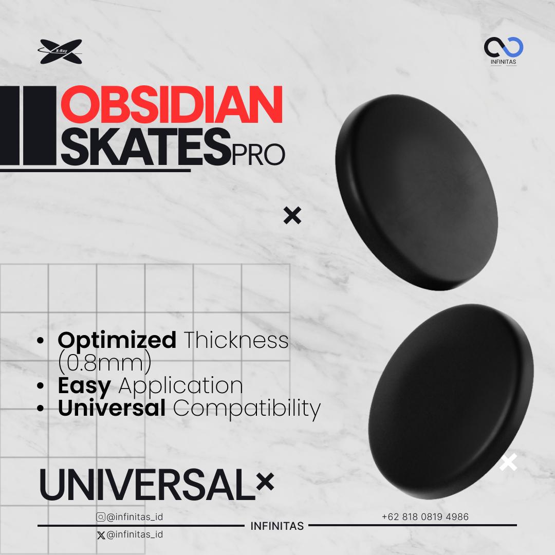 Wallhack x XRaypad Obsidian Pro Universal Dots U-PE Mouse Feet / Mouse Skate for Glass pad