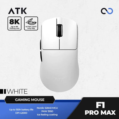 VGN VXE ATK F1 / F-1 Pro Max Blazing Sky 8K Wireless Light Weight Gaming Mouse