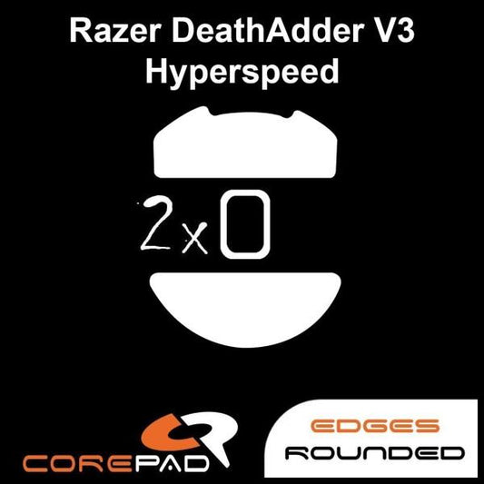 Corepad PRO Razer Deathadder V3 Hyperspeed PTFE Gaming Mouse Feet (Speed-Hybrid)