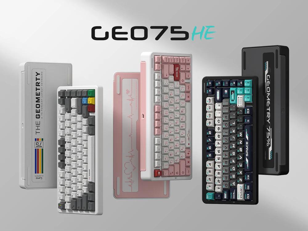 FL-Esports GEO75 HE 8K Hall Effect Aluminum 75% Gaming Keyboard Rapid Trigger DKS SOCD Wooting