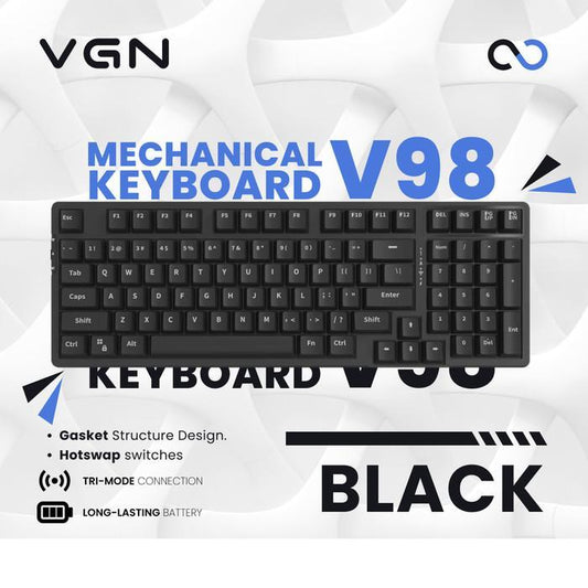 VGN V98 / V-98 Hotswap Gasket Wireless 95% Mechanical Keyboard