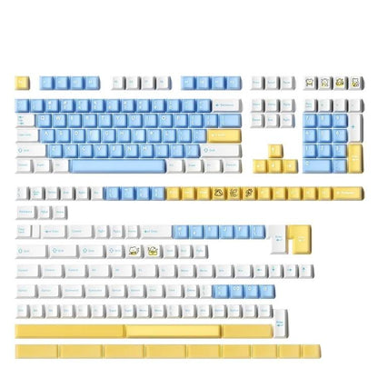 XVX Lemon Sky / Quantum Star Keycaps Cherry Profile PBT+PC Double Shot Keycap 216-Keys