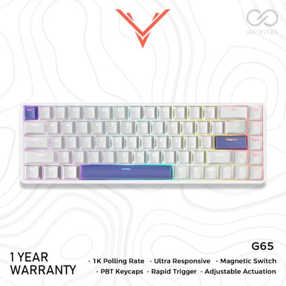 Drunkdeer G65 / G-65 Hall Effect 65% Keyboard Rapid Trigger Wooting