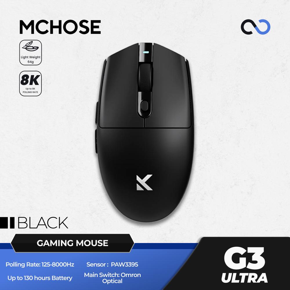 MCHOSE G3 Ultra 8K Wireless Ultra Light Weight Gaming Mouse G305 Shape
