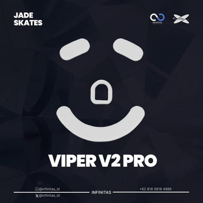 XRypad Jade V2 Pro PTFE Mouse Feet / Mouse Skate for Cloth Mouse pad (Speed)