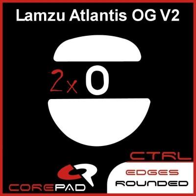 Corepad CTRL Lamzu Atlantis OG V2 PTFE Mouse Feet / Mouse Skate for Cloth Mouse pad (Control)