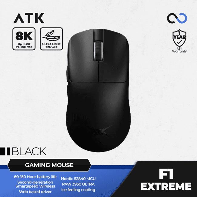 ATK F1 EXTREME Blazing Sky 8K Wireless Light Weight ambidextrous Gaming Mouse Viper Mini Shape