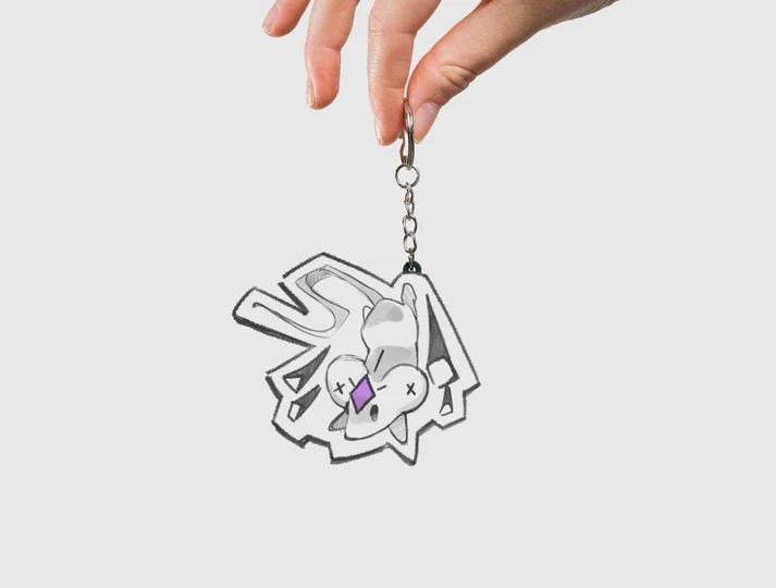 Infinity Mice Wisteria Poron Base NON-COATED Glass Gaming Mousepad Kaca (Control)