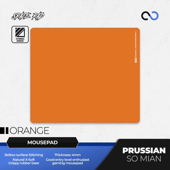 Spacepad Prussian V2 So Mian Rubber Base Gaming Mousepad (Hybrid-Speed)