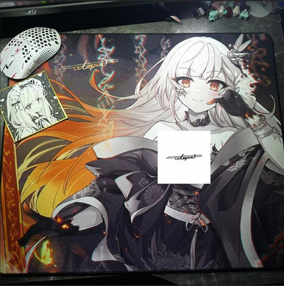 Utopia Gaming Black Blade 5 Poron Base Gaming Mousepad Anime (Control) Type-99 Surface