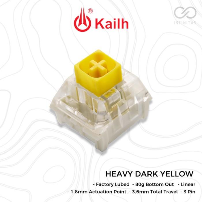 Kailh Box Heavy Dark Yellow switch (Linear)