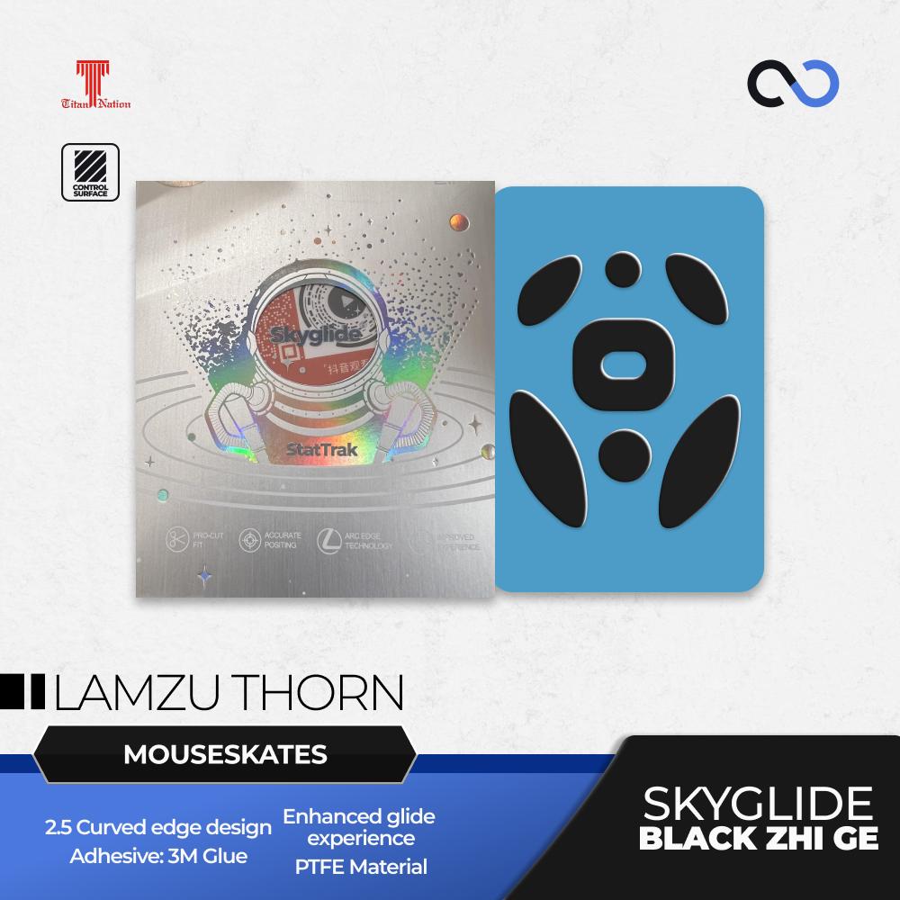 Skyglide StatTrak Black Zhi Ge Lamzu Thorn Gaming Mouse Feet / Mouse Skate PTFE (Control)