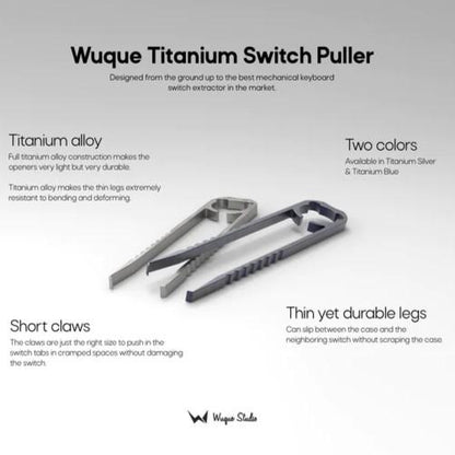 Wuque Studio / WS Titanium Switch Puller Mechanical keyboard switch