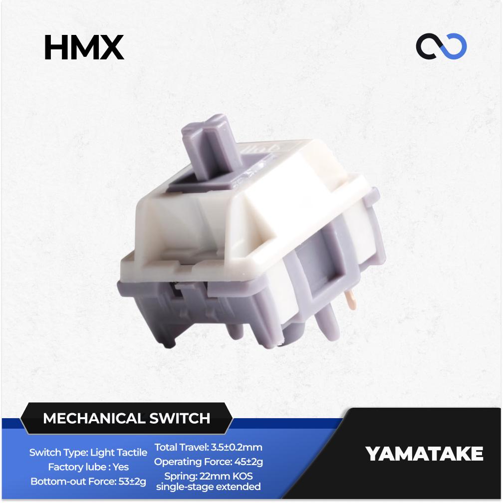 HMX Yamatake Pre-Lubed Mechanical Keyboard PCB Mount Switch (Tactile) by XLLAB