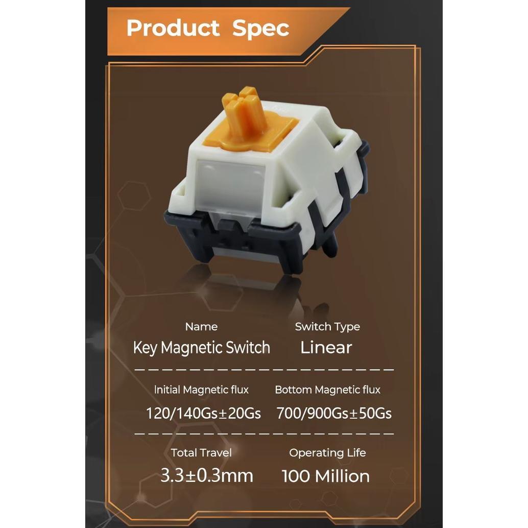 Duhuk Key switch (Hall Effect / Magnetic)