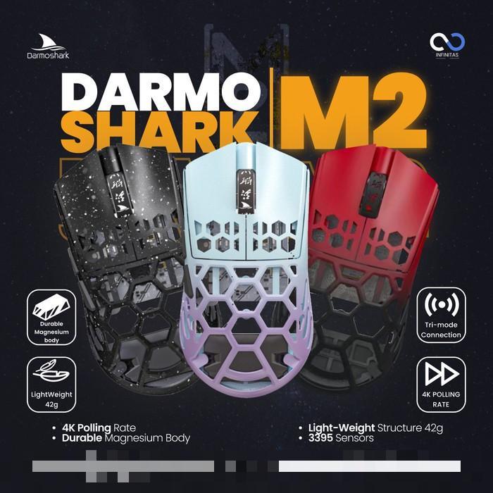 Darmoshark M2 / M-2 Air 8k Daero Wireless Ultra Light Ambi Magnesium Gaming Mouse