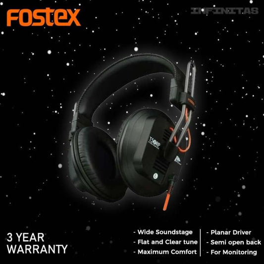 Fostex T50RP / T50-RP mk3 Semi Open Back Planar Magnetic Headphones