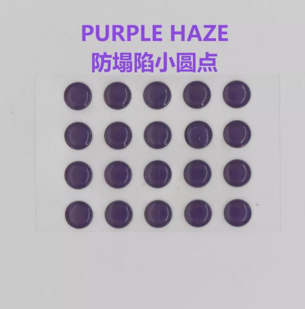 BMK Purple Haze Pro Dots Universal Mouse Feet / Mouse Skate PTFE Obsidian Air Clone (Hybrid-Control)
