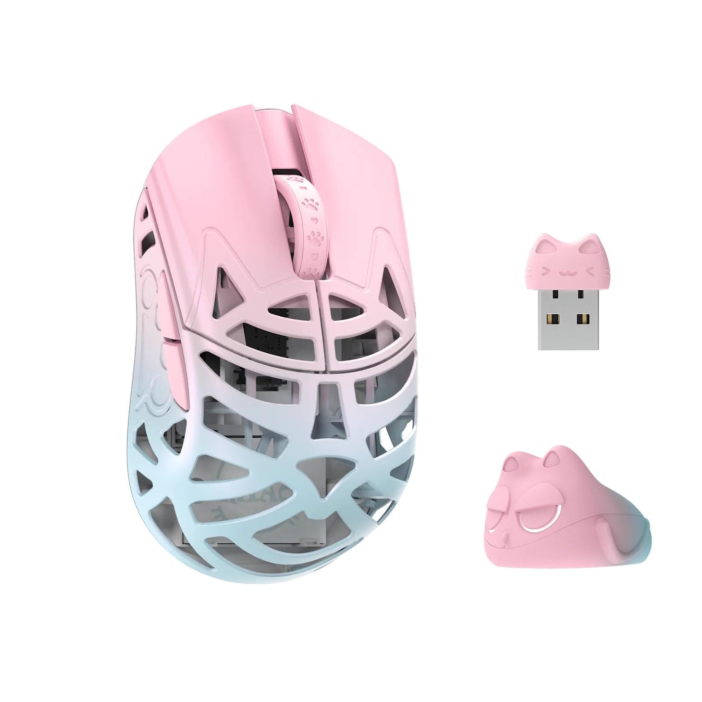 WLMouse Miao 8k Wireless Ultra Light Magnesium PAW3950 HS Finger tip Gaming Mouse