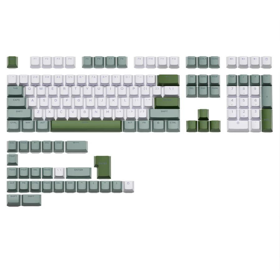 XVX Lime Ice Cream Keycaps OEM Profile Double Shot Shine Through PBT Keycap 133-Keys