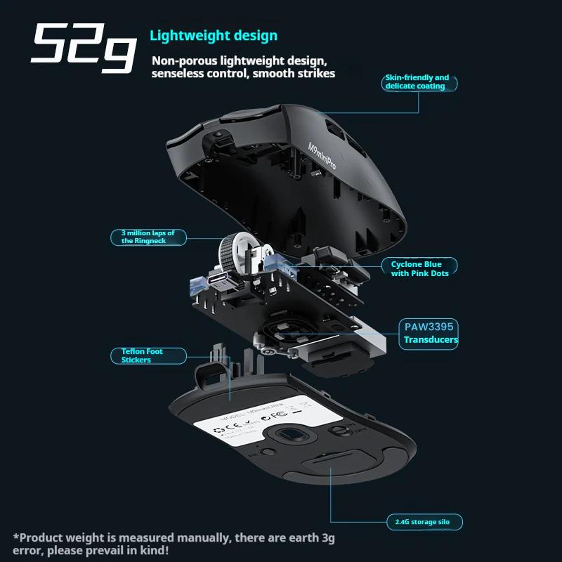 EWEADN M9 Mini ULTRA 8K Wireless Light Weight PAW3395 Gaming Mouse