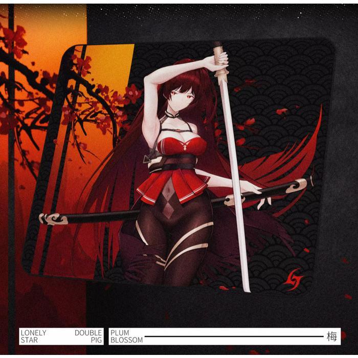 Aimstar Plum Blossom Poron Base Gaming Mousepad GSR Surface (Hybrid)