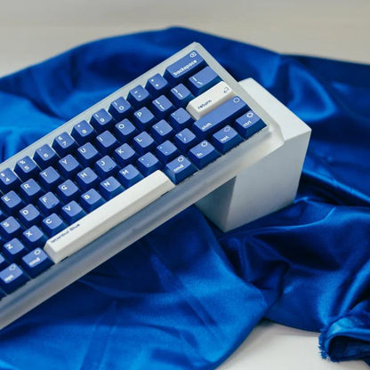 LeleLab Istanbul Blue Keycaps Cherry Profile UV Printed ABS Keycap 127-Keys