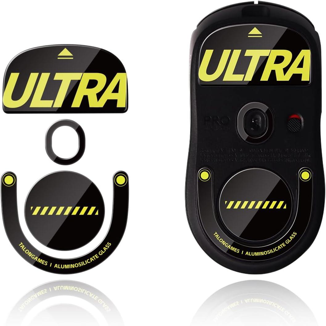 TALONGAMES Glass ULTRA G Pro X Superlight 2 / GPX 2 Glass Mouse Feet / Glass Skate for Cloth Mouse pad (Speed-Control)