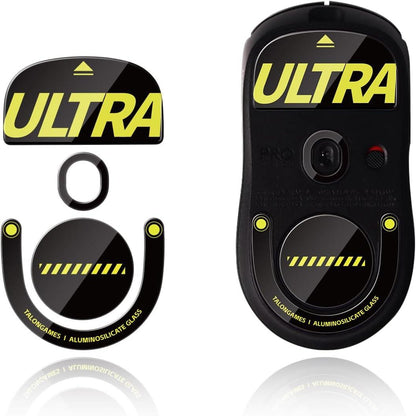 TALONGAMES Glass ULTRA G Pro X Superlight 2 / GPX 2 Glass Mouse Feet / Glass Skate for Cloth Mouse pad (Speed-Control)