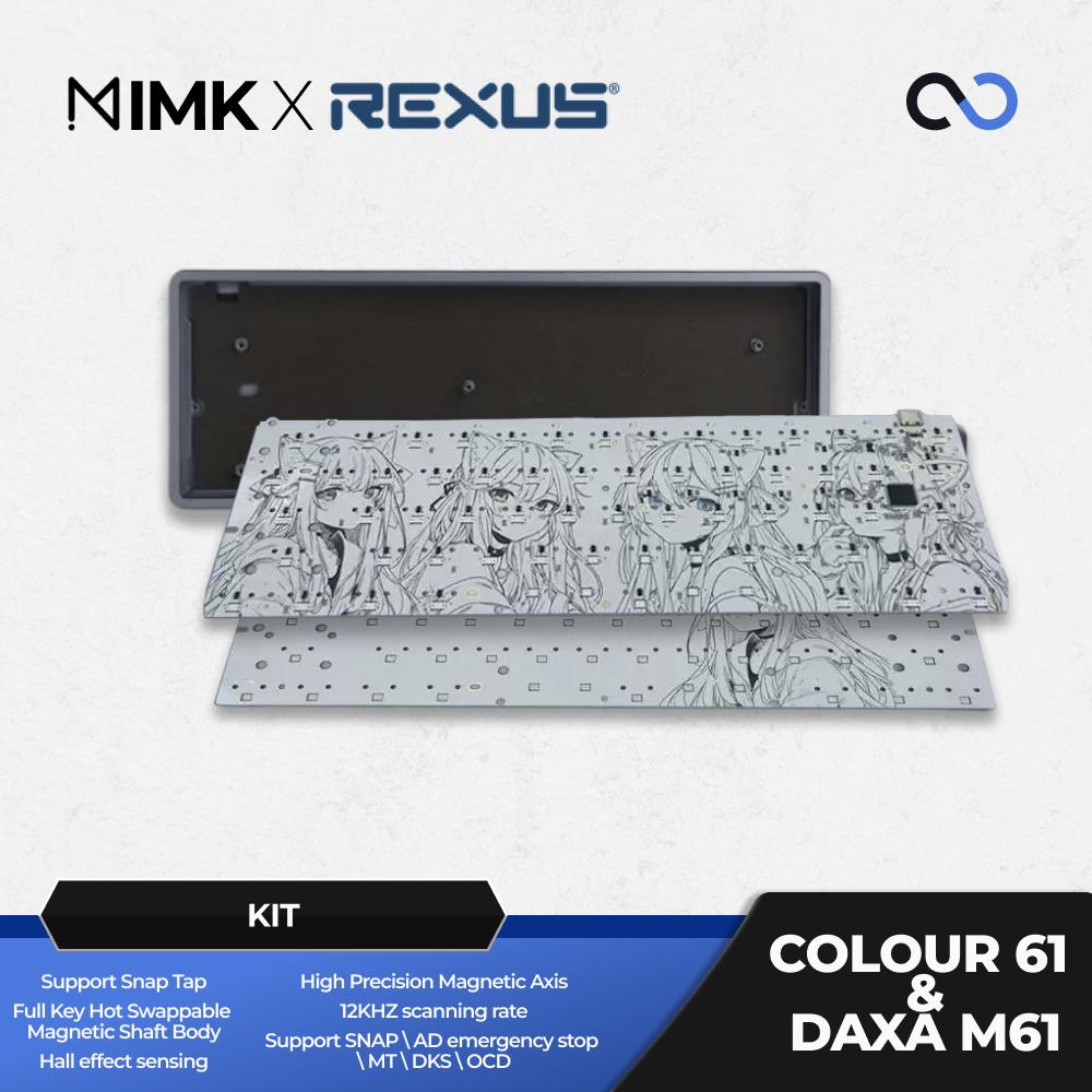 IMK Colour61 Kit 8K HE Hall Effect 60% Gaming Keyboard Rapid Trigger SOCD RDT