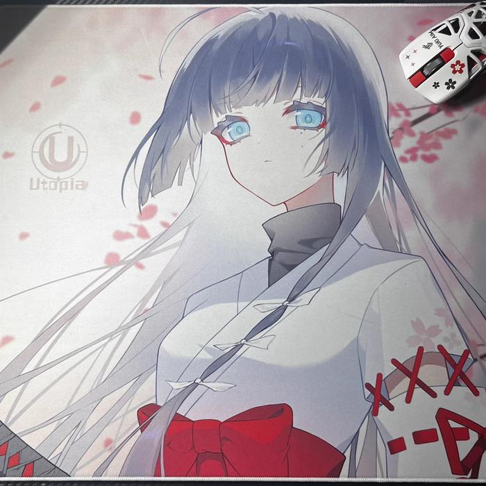 Utopia Gaming Sakurai Takeshi Poron Base Gaming Mousepad Anime (Hybrid) Zowie GSR Surface