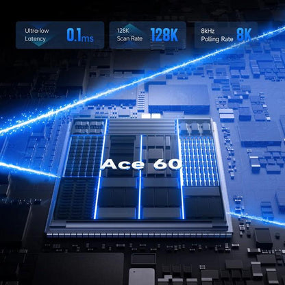 MCHOSE ACE60 PRO 8K Hall Effect 60% Keyboard Rapid Trigger SOCD DKS Wooting