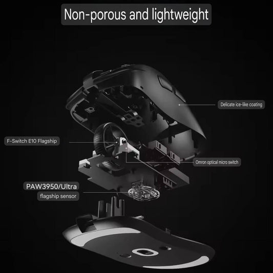 VGN ATK Z1 Ultra 8K Wireless Ultra Light Weight Ergonomic Gaming Mouse