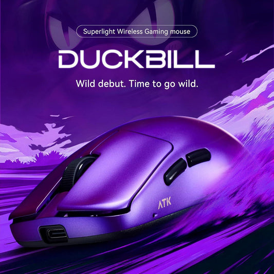[FREE MOUSEPAD] ATK Duckbill Ultra 8K Wireless Light Weight PAW3950 ULTRA Gaming Mouse