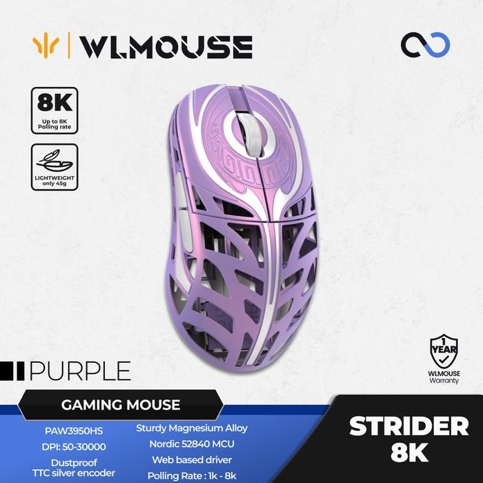 WLMouse Strider 8k Super Light Magnesium Wireless Gaming Mouse XM2 Shape